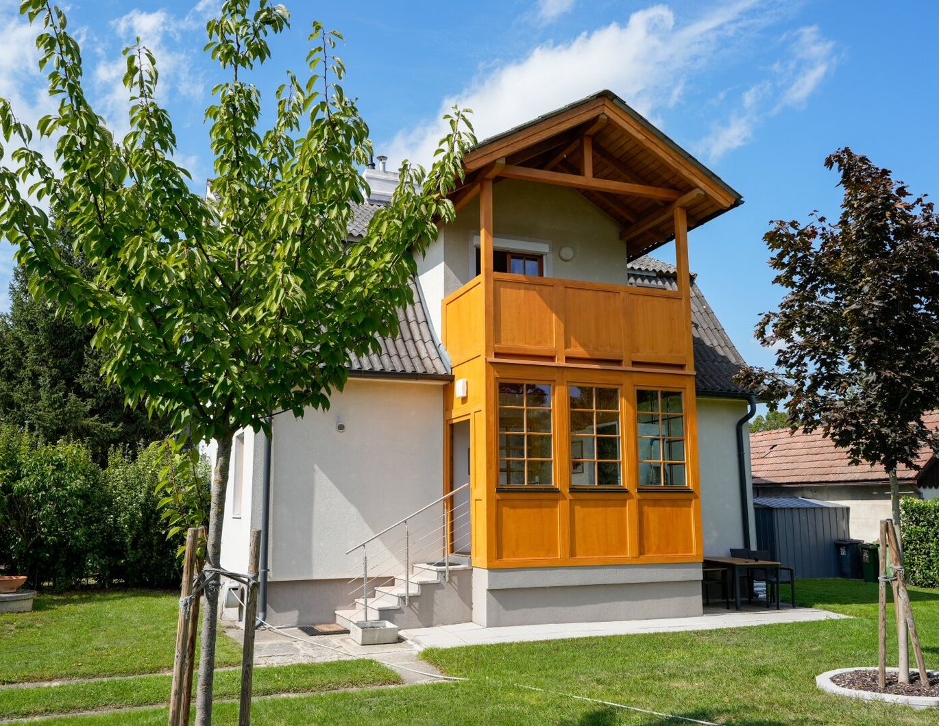 Doppelhaushälfte mit Gartenidylle in Groß-Enzersdorf - Top Zustand, sofort bezugsfertig!