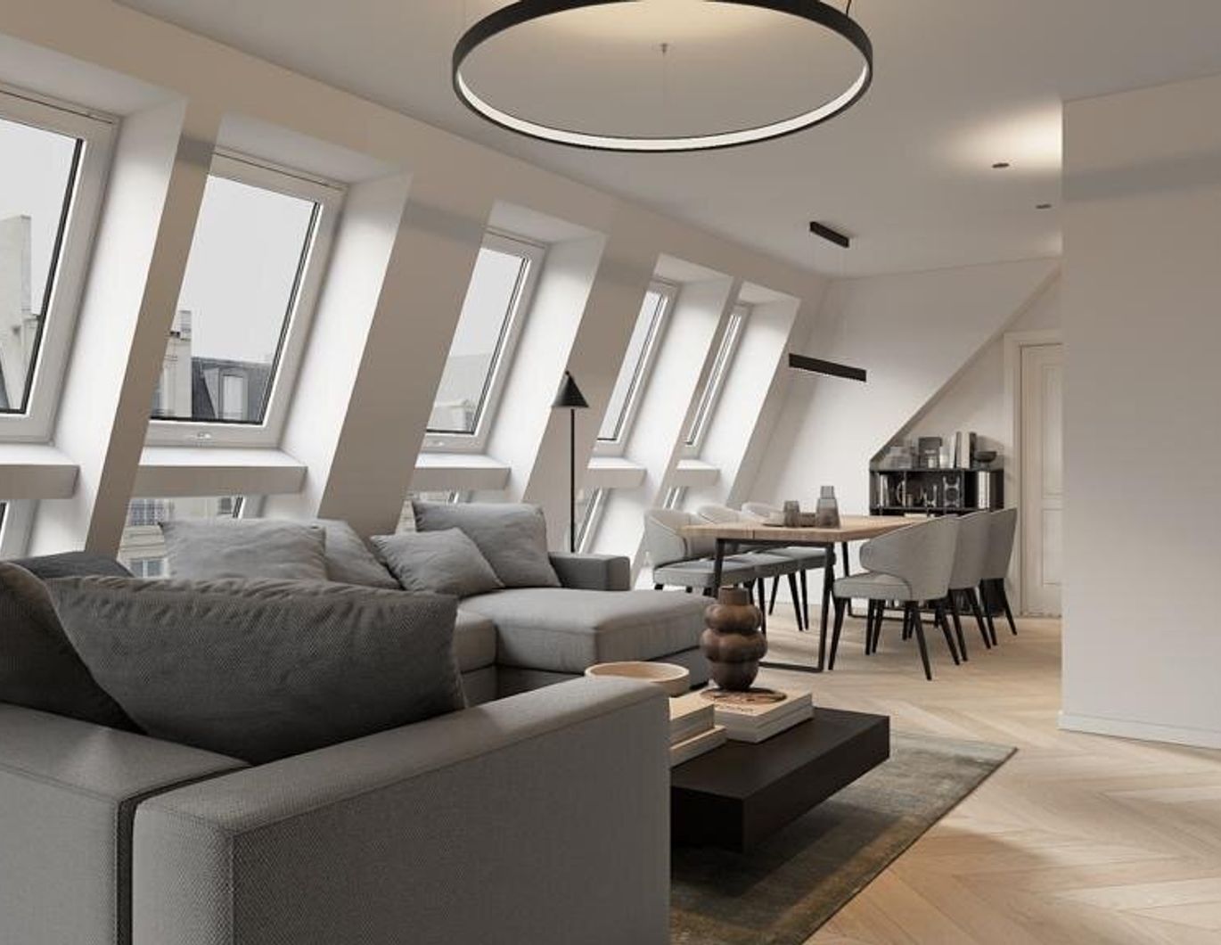 Erstbezug: Atemberaubendes Dachgeschoss - Apartment (klimatisiert) mit 3 Terrassen und hochwertiger Ausstattung im Trendbezirk Ottakring!