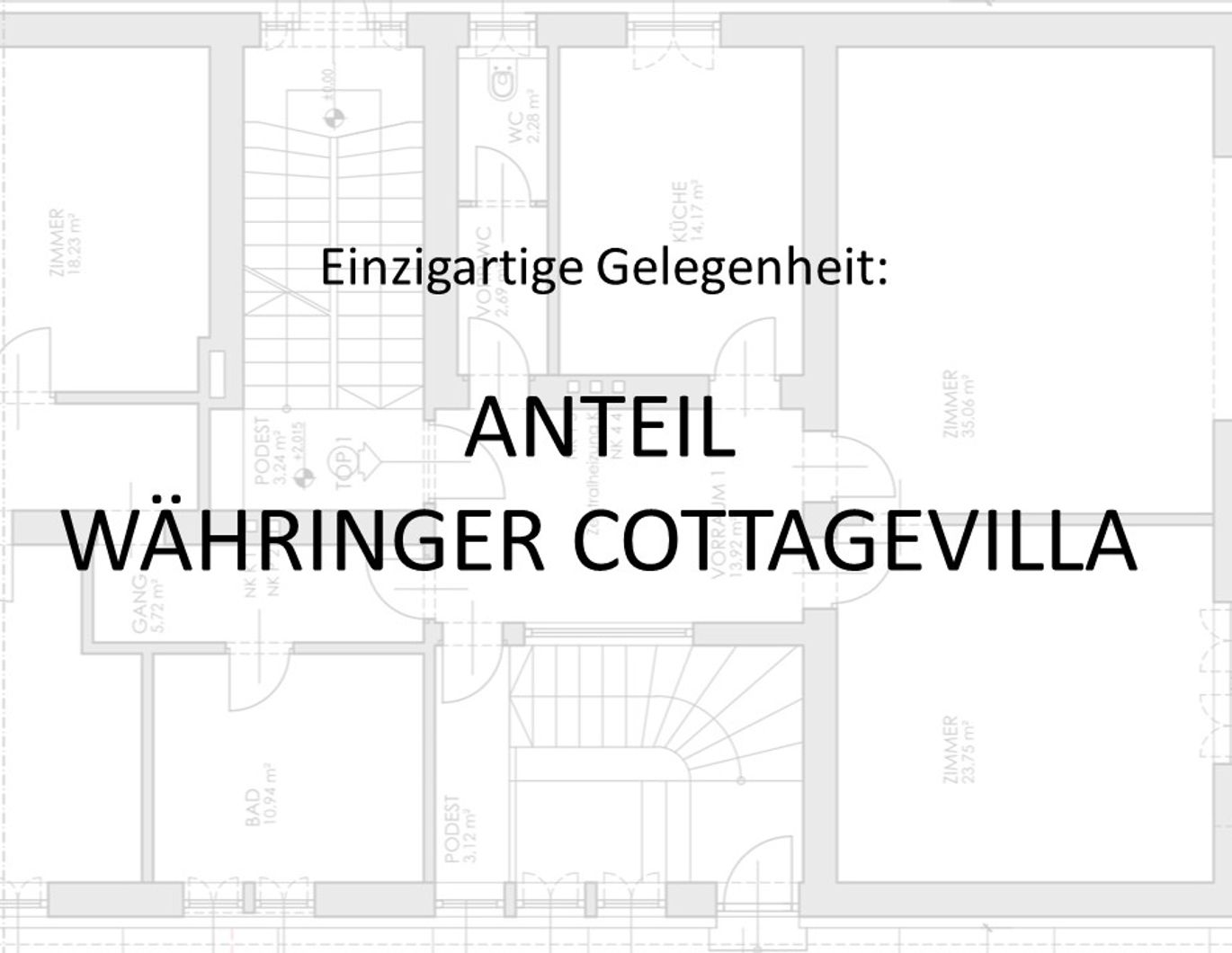 DRITTELANTEIL AN WÄHRINGER COTTAGEVILLA