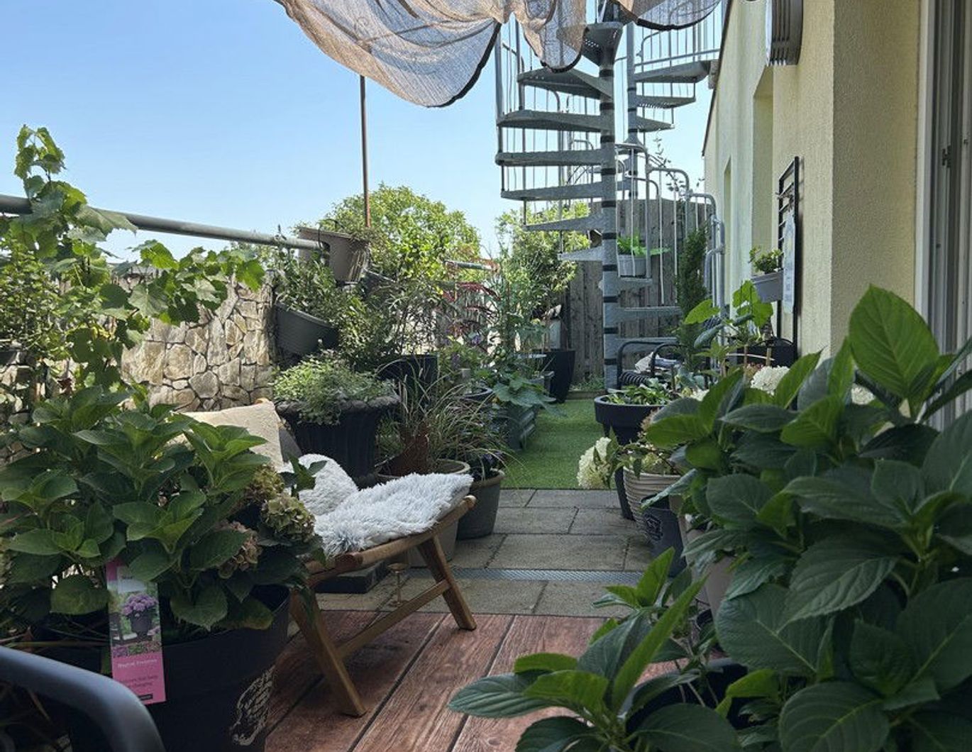 Penthouse mit Blick auf den Bisamberg