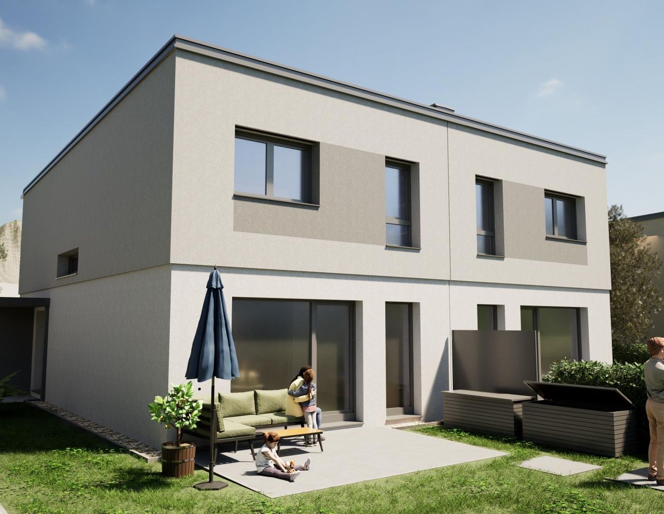 Wohnen mit Weitblick in Großebersdorf