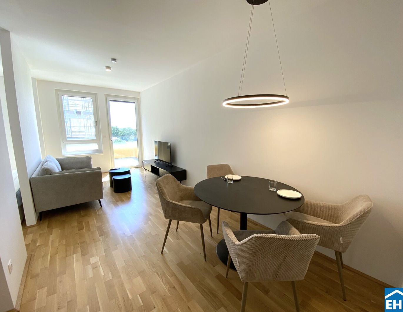 Möblierte Singlewohnung in Ruhelage und Citynähe