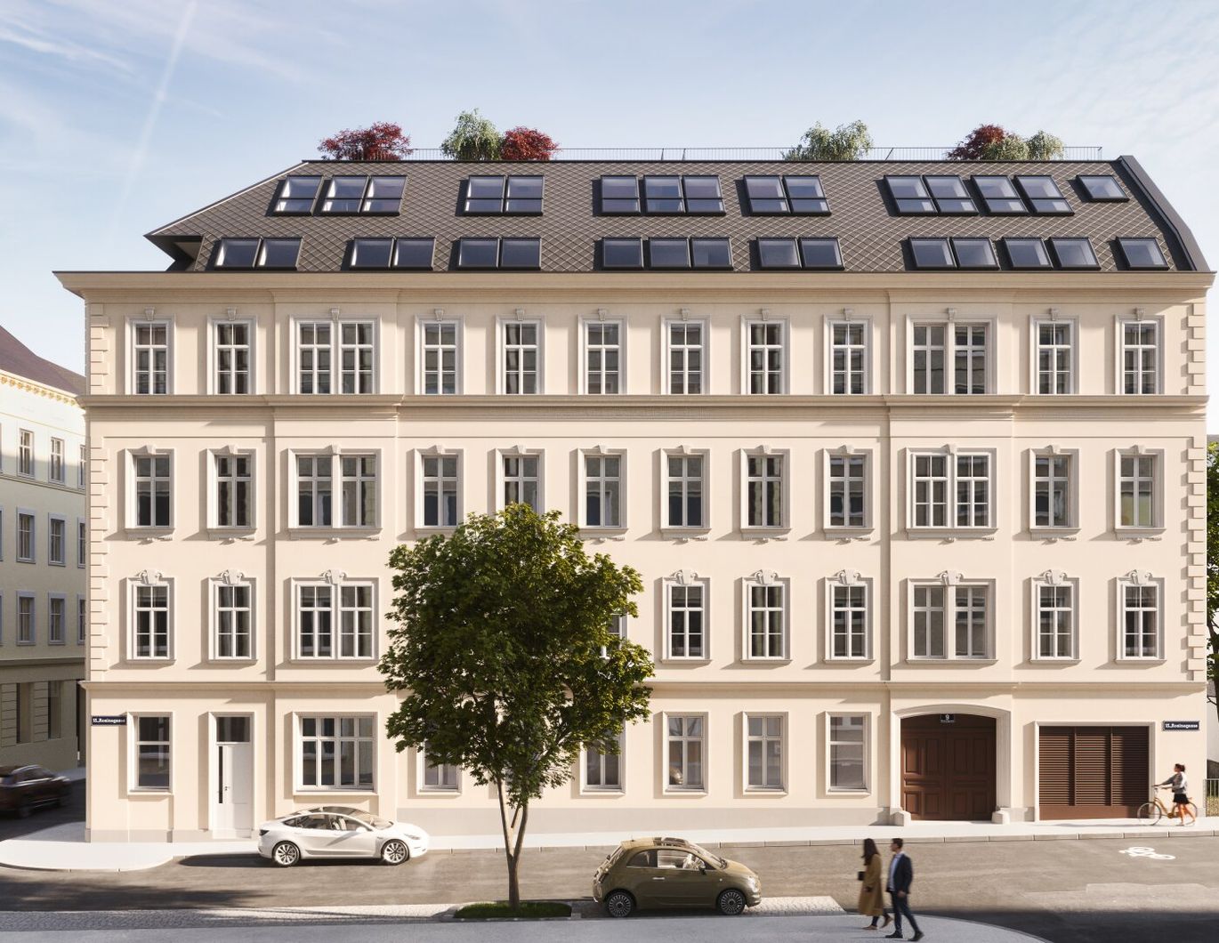 Rose Nine -Helle 4 Zi Wohnung mit großer Außenfläche