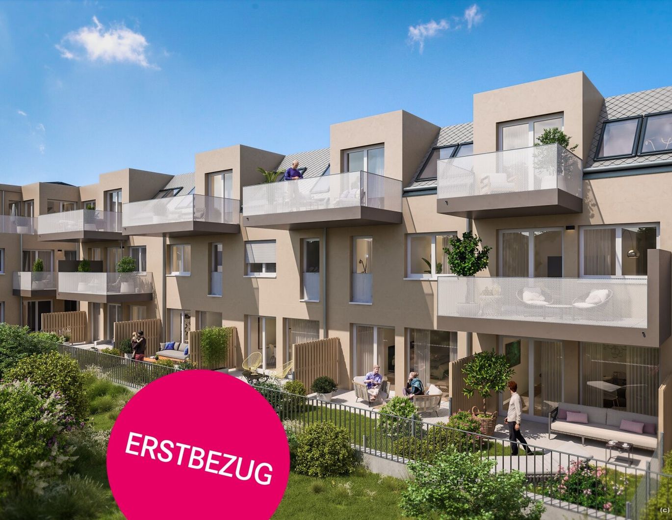 Exklusives Doppelhausflair: Ihr Traumhaus im Grünen von LIESING GARDENS