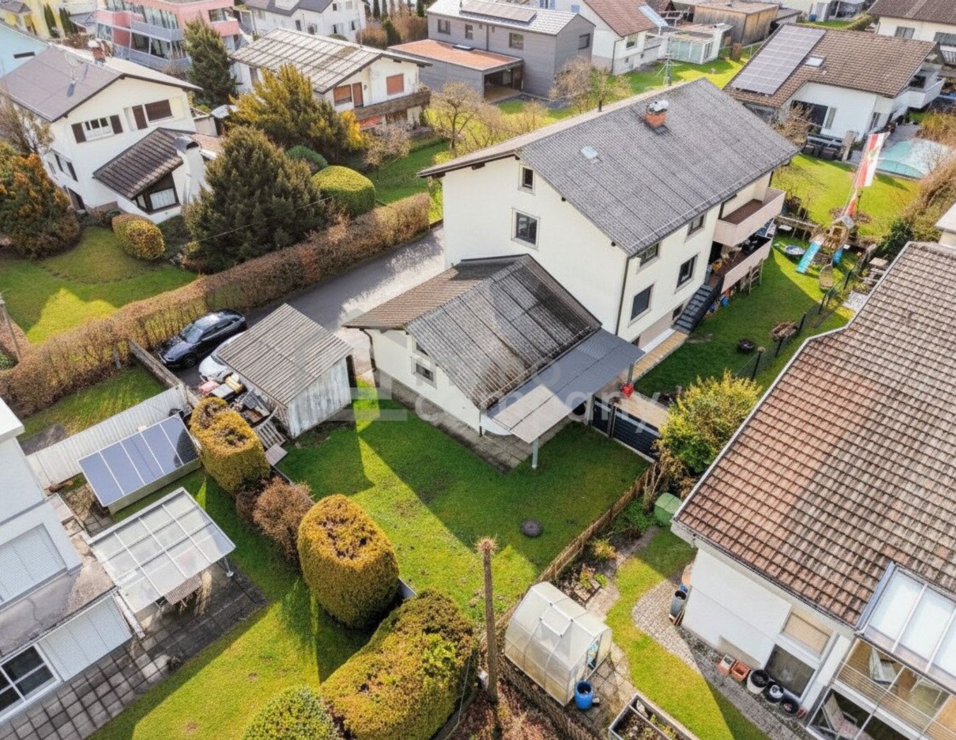 Attraktive 4-Zimmer-Wohnung in Dornbirn | 108m² Wohnfläche | 65m² Garten mit überdachter Terrasse | 15m² Süd-Balkon | 2 KFZ-Stellplätze