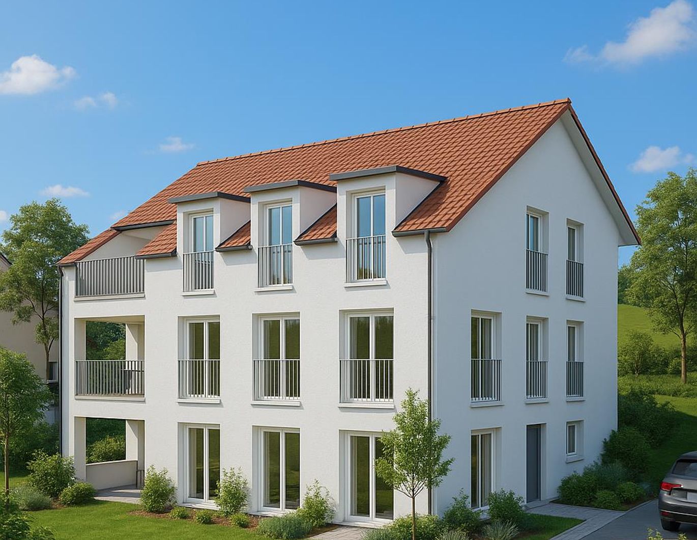 Eigentumswohnung - Neubau im Grünen