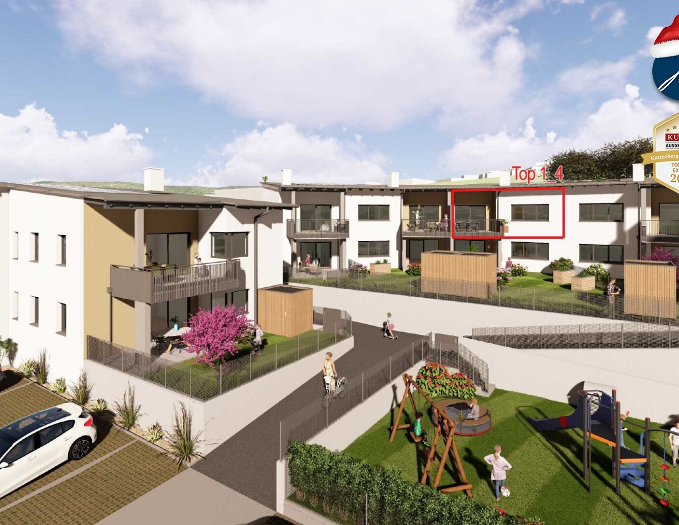 3-Zimmer Wohnung mit geräumigen Balkon