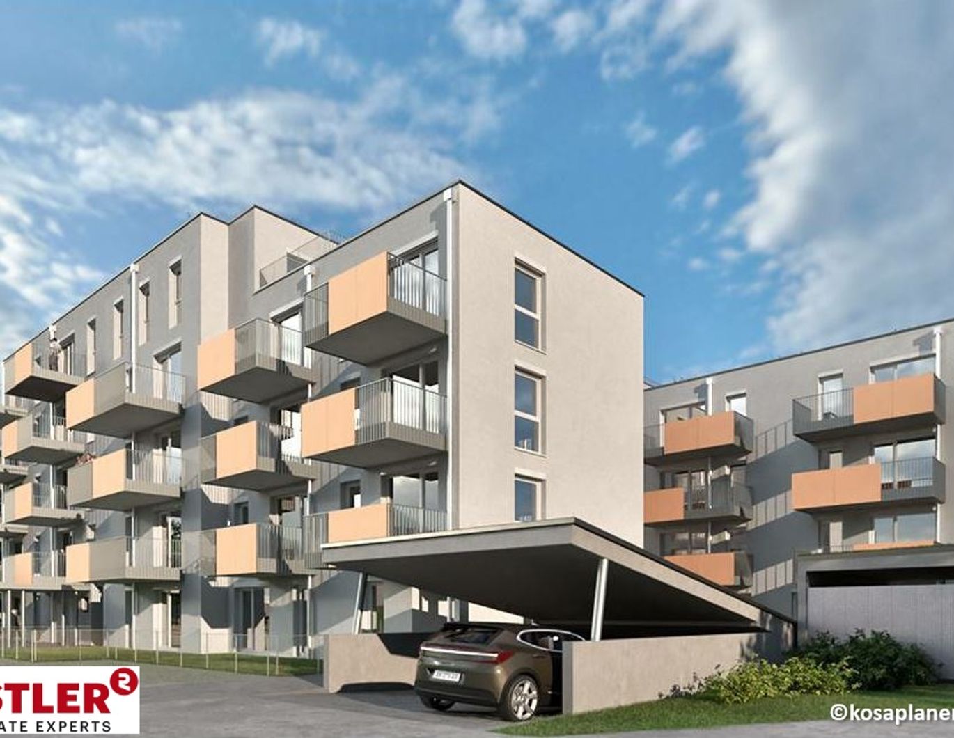 Optimaler Grundriss! 2 Zimmerwohnung mit ostseitigem Balkon