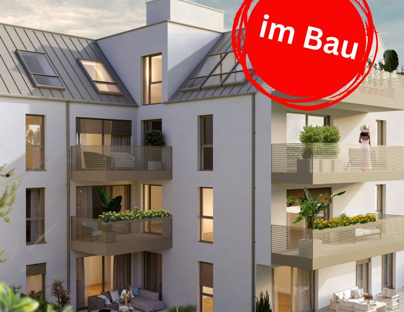 Wohnen nach Ihren Wünschen. Individualisierbare Eigentumswohnungen vom Bauträger - 2 Zimmer Wohnung mit großem Garten in absoluter Ruhelage