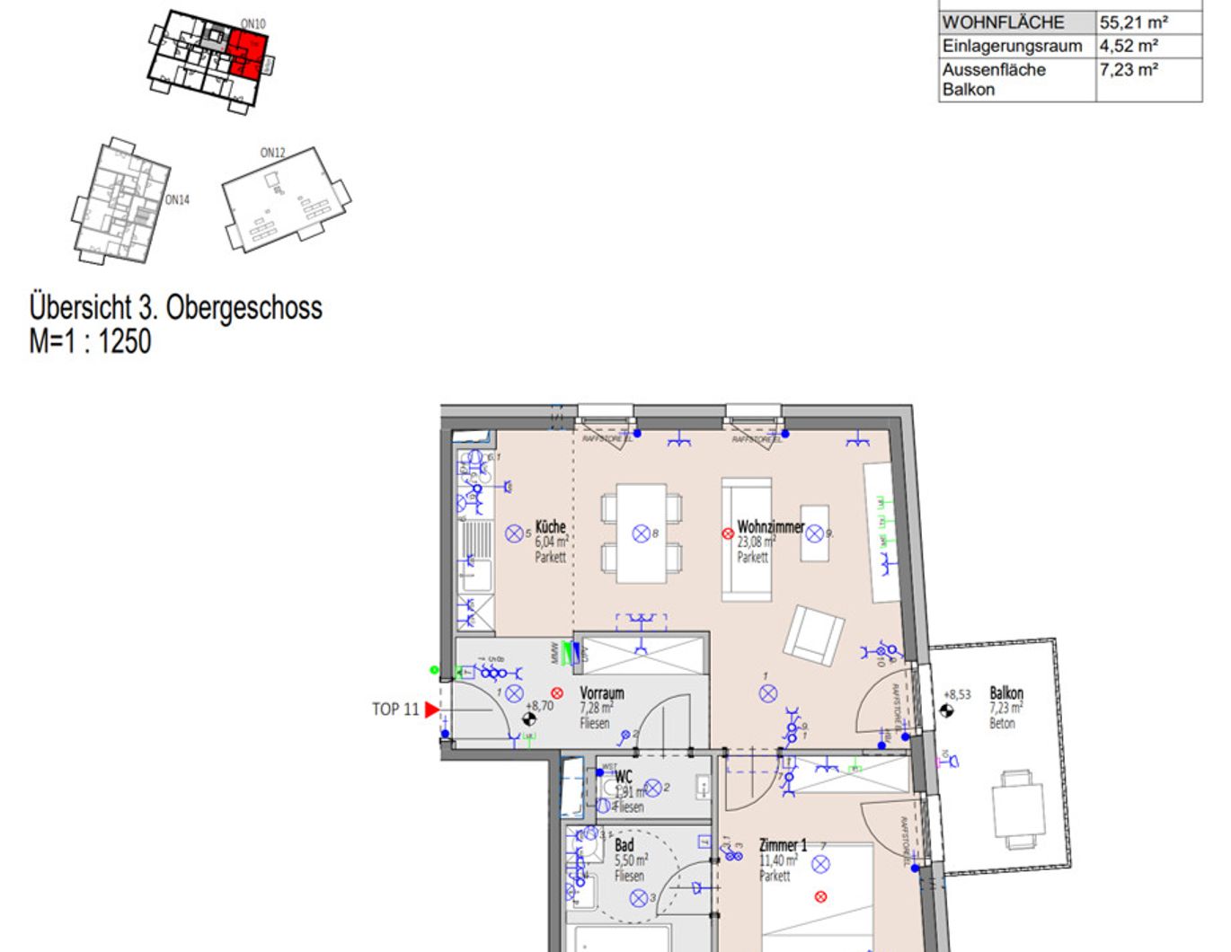 Ein Viertel Grün - Provisionsfreie 2-Zimmer-Wohnung mit großem Ost-Balkon