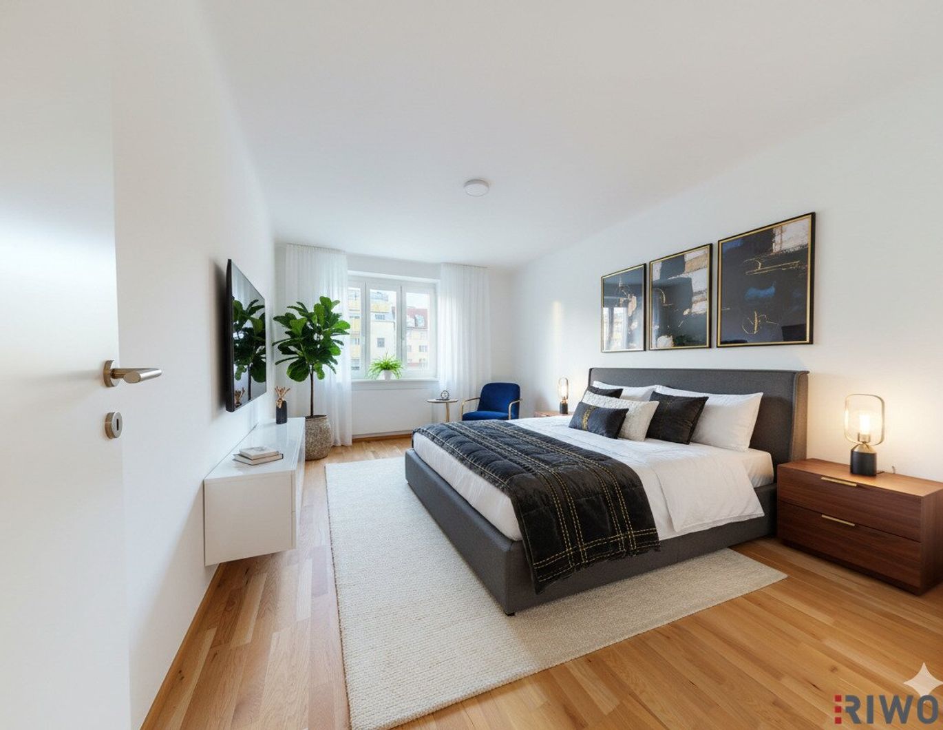 ERSTBEZUG nach Sanierung I Komfortable 3 Zimmer Wohnung Inkl. Tischler-Küche I Idyllischer Gemeinschaftsgarten