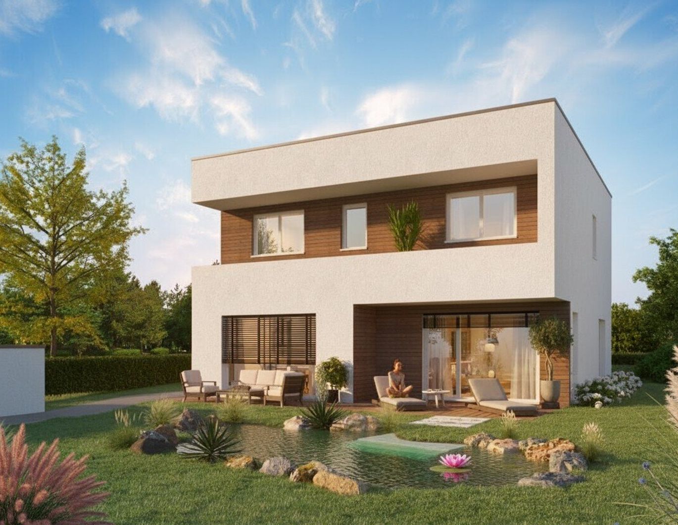 Wohnidylle in Wilhering - Reith, Einfamilienhaus mit Garage - moderne Architektur