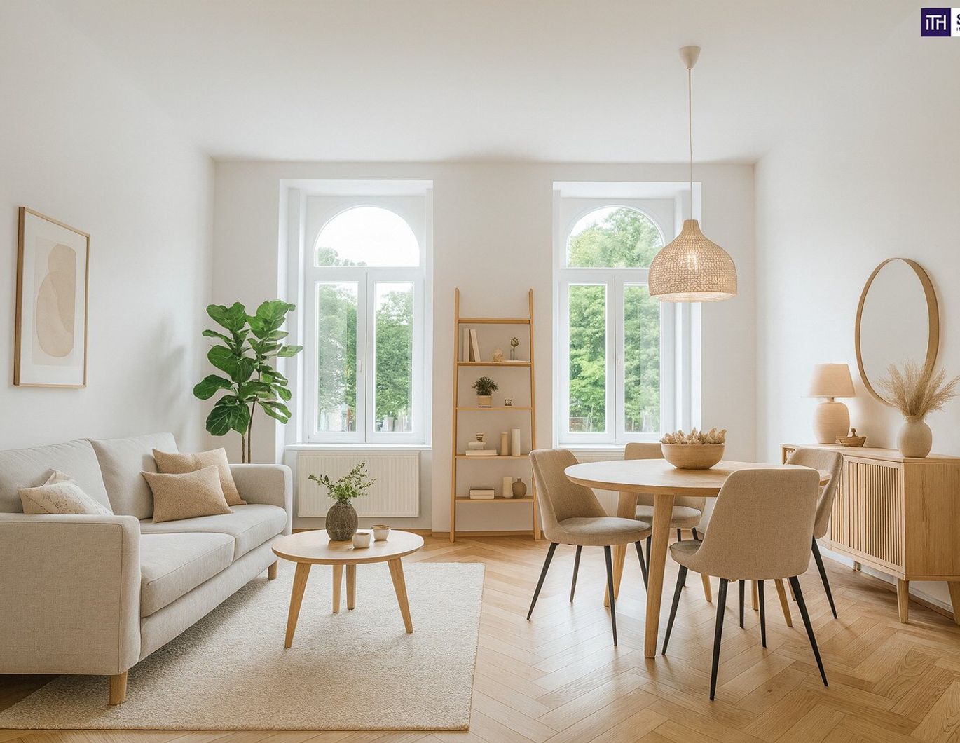 Elegante Altbauwohnung im Erstbezug nach Sanierung!! + Parkblick + großzügige Raumgestaltung