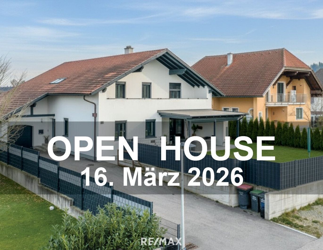 Großzügiges Wohnhaus mit Blick ins Grüne