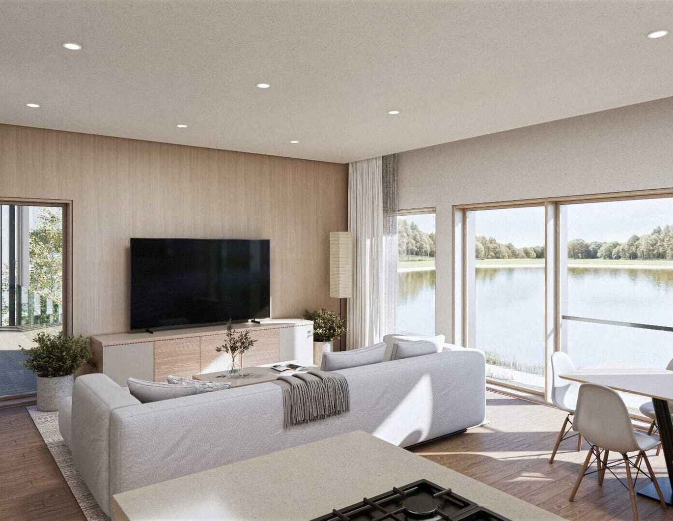 Seesuiten Lanzenkirchen - Panoramasuite Duplex 9: 4-Zimmer-Maisonette mit Luxus Terrasse