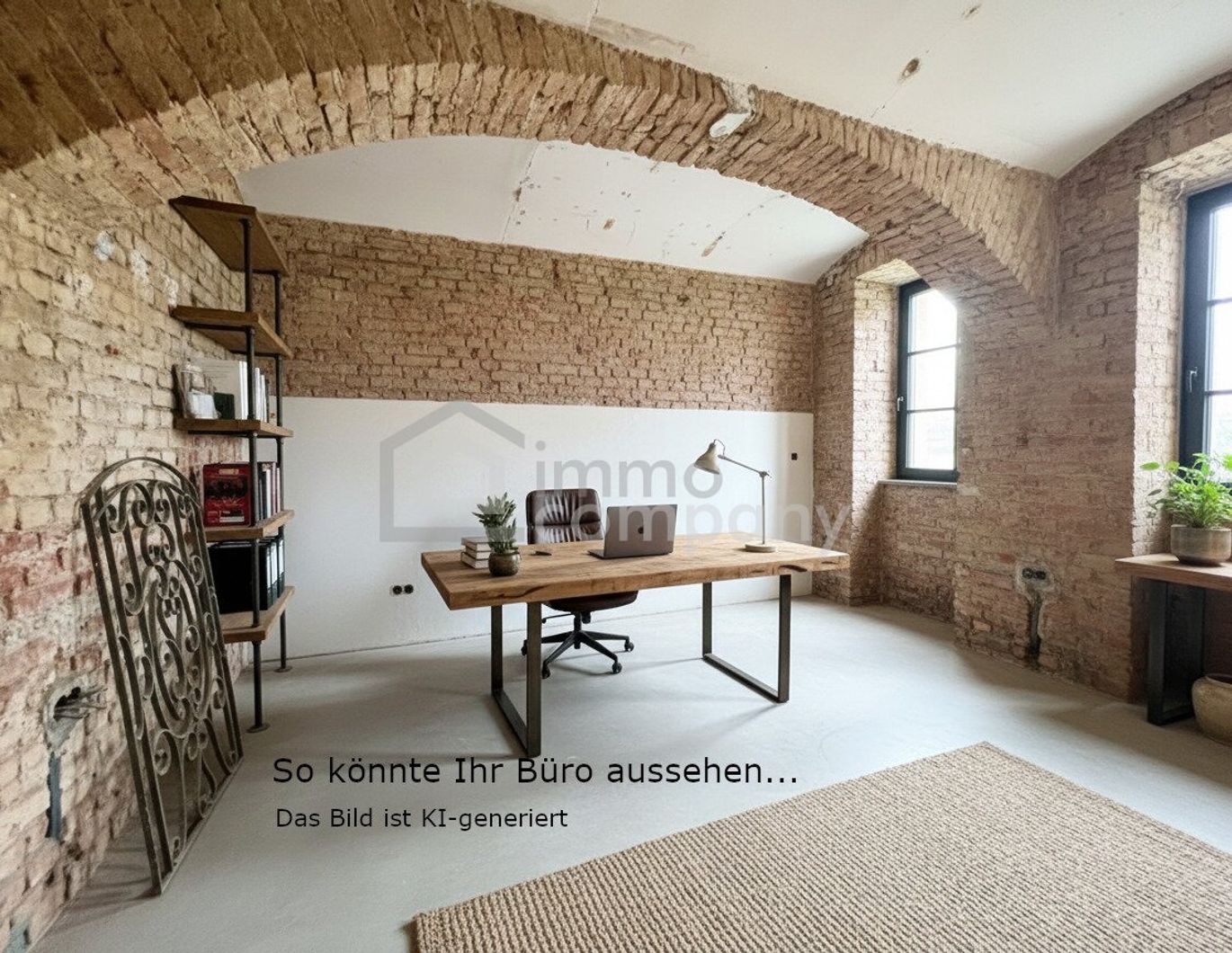 Souterrain Wohnung/Büro in bester Lage mit NIEDRIGEN BK!