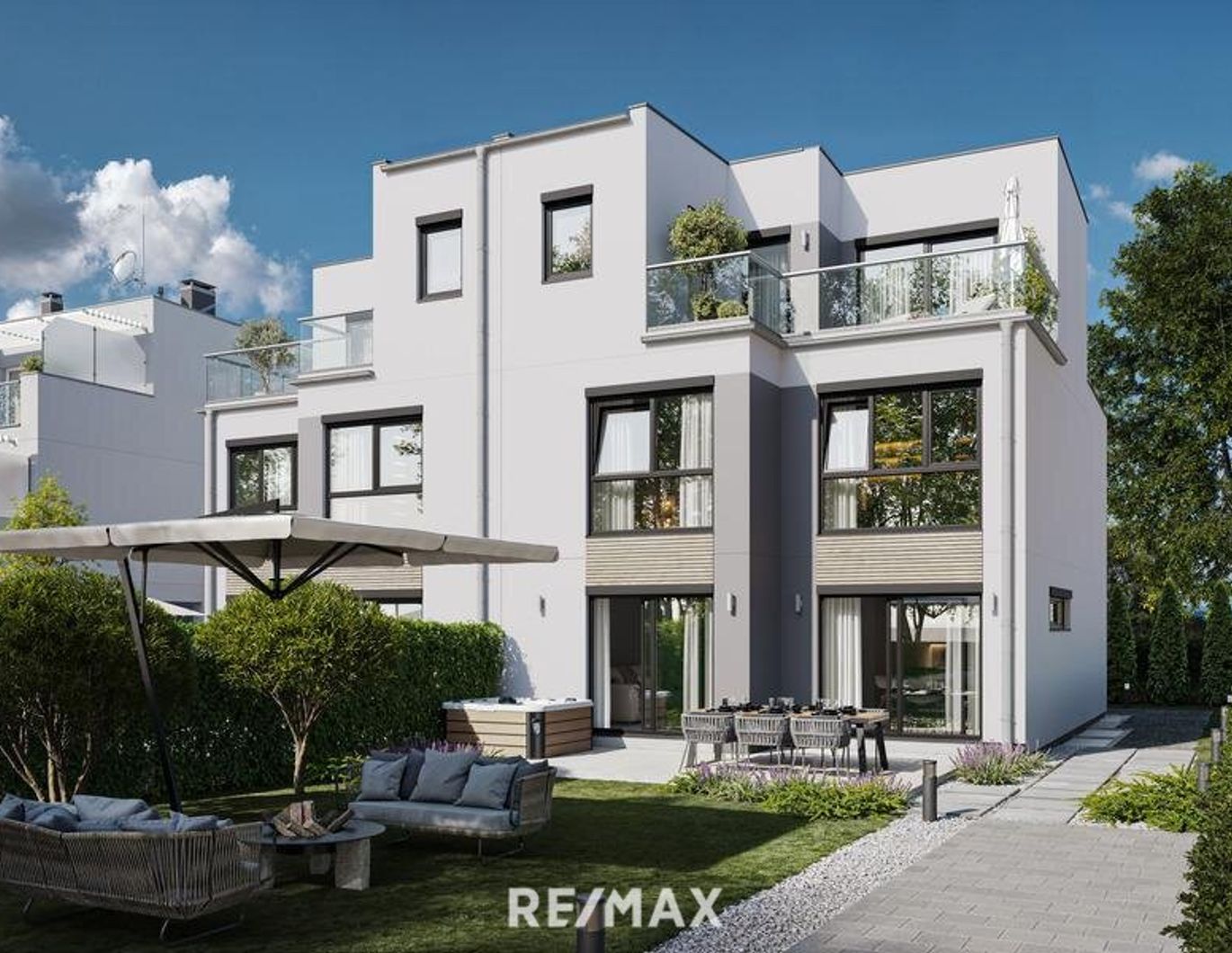 Erstbezug! Luxuriöse Doppelhaushälfte an der Alten Donau