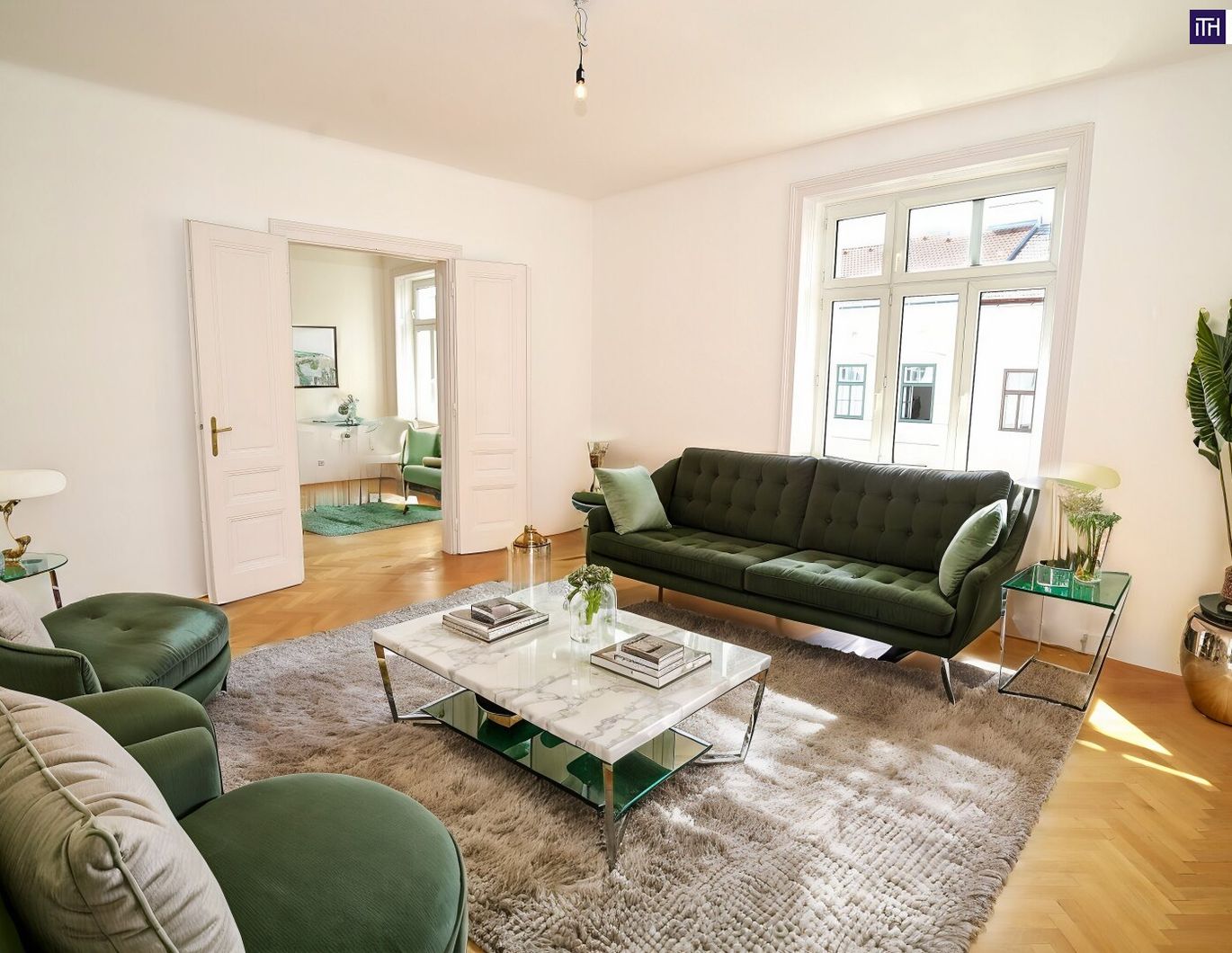 Lichtdurchflutete Altbau-Eckwohnung: Klassischer Charme trifft auf moderne Eleganz! 1050 Wien zum Verlieben!