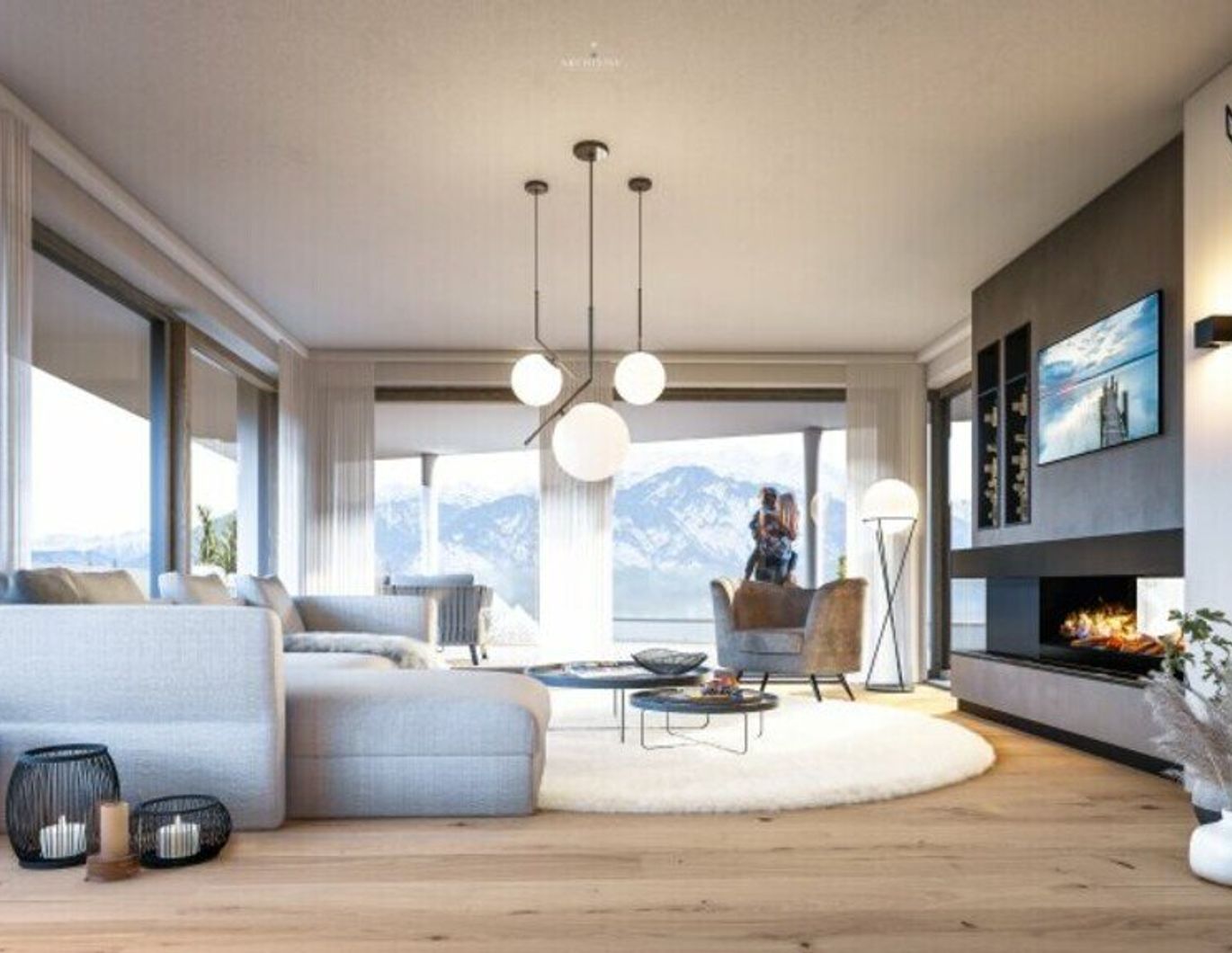 Außergewöhnliche Penthouse Wohnung über zwei Ebenen / Top 4