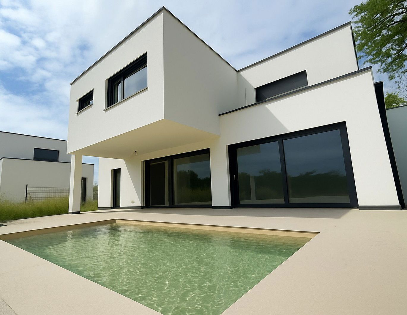 Exklusiver Neubau in Ybbs an der Donau, Bezirk Melk Erstbezug Einfamilienhaus Pool Aussicht