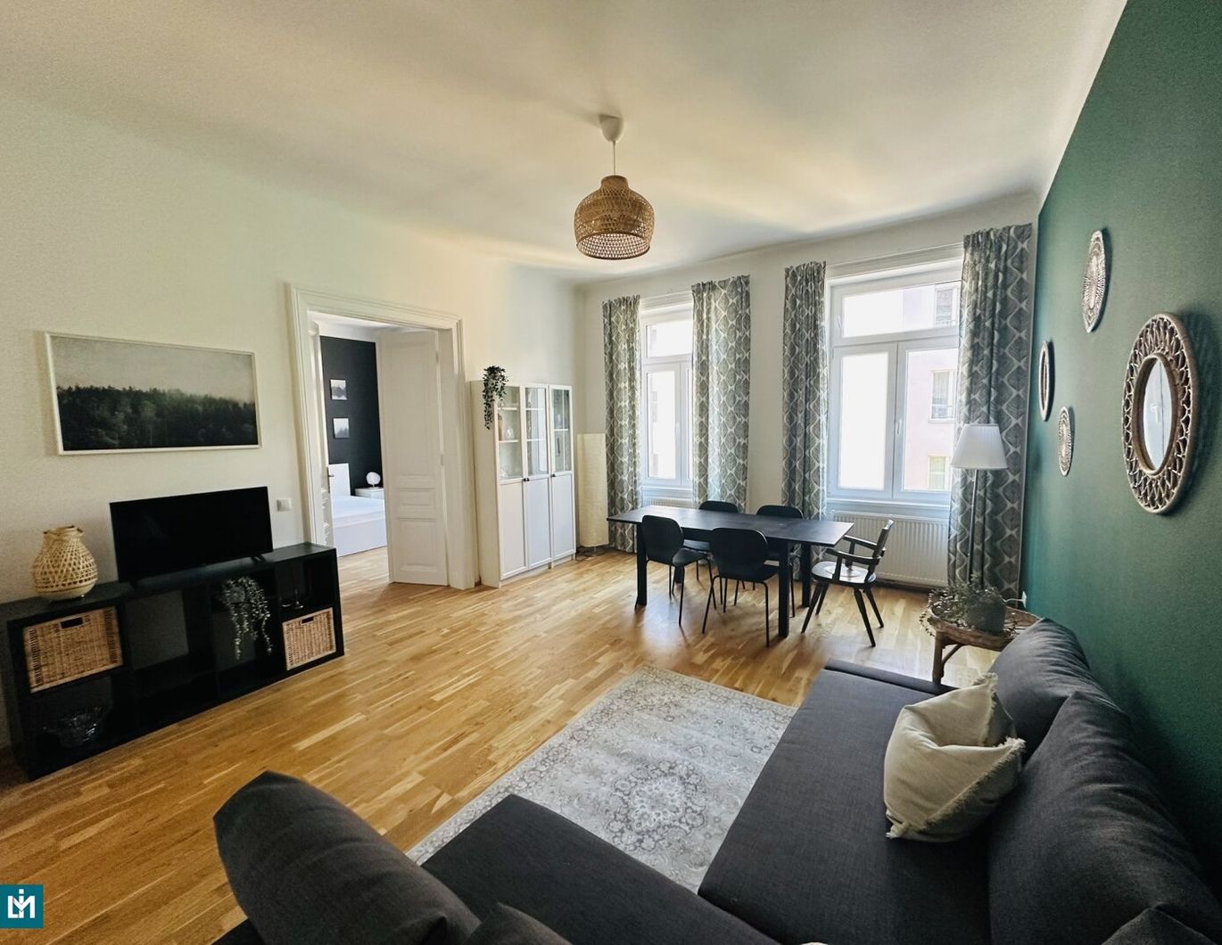 MÖBLIERTE 3-ZIMMER WOHNUNG IN TOP-LAGE