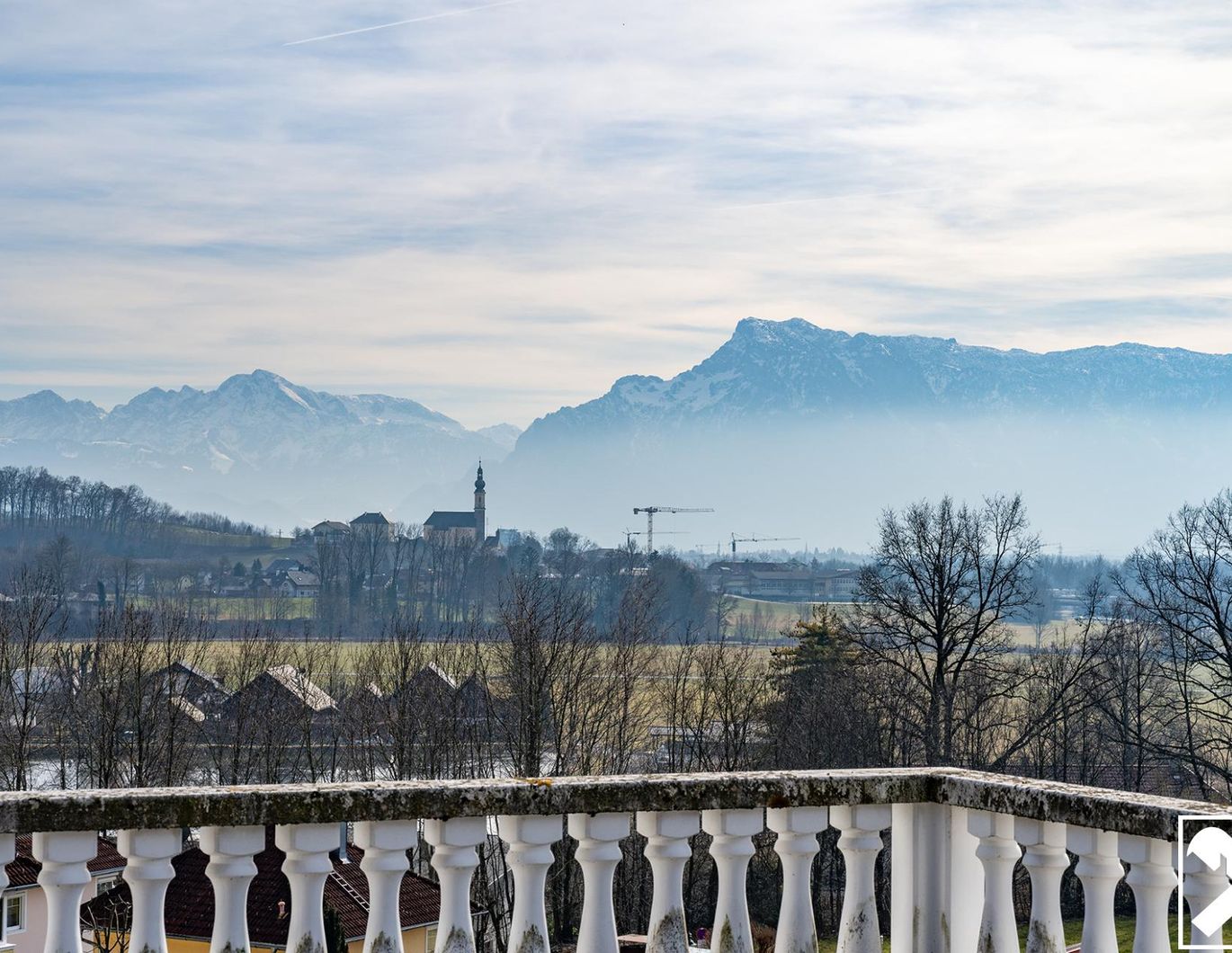 Große Villa mit Ausblick