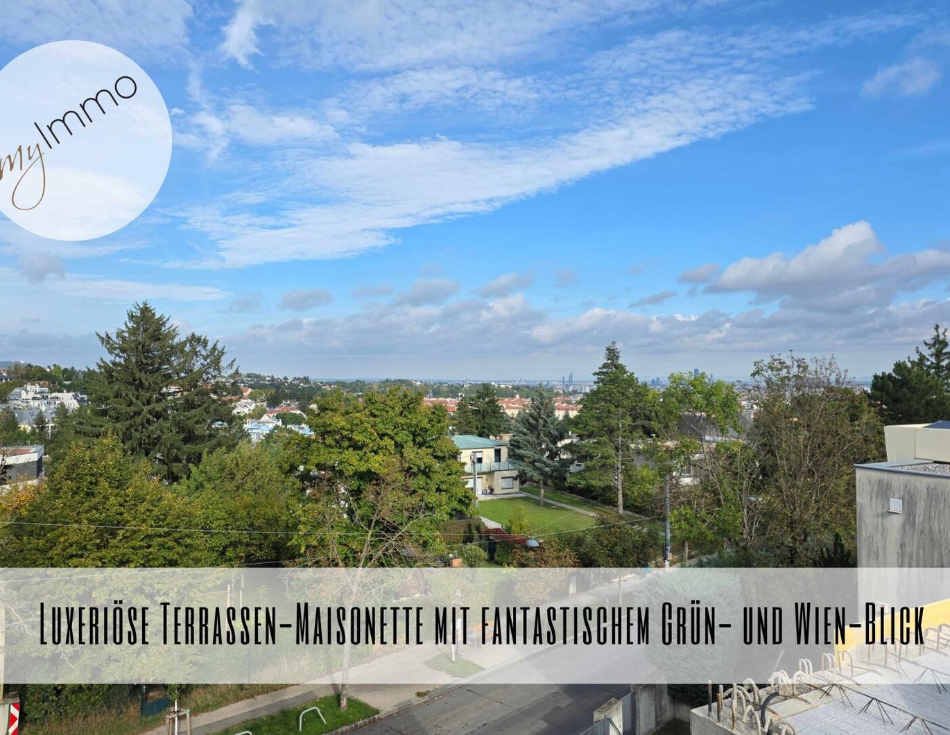 Luxuriöse Terrassen-Maisonette mit fantastischem Grün- und Wien-Blick