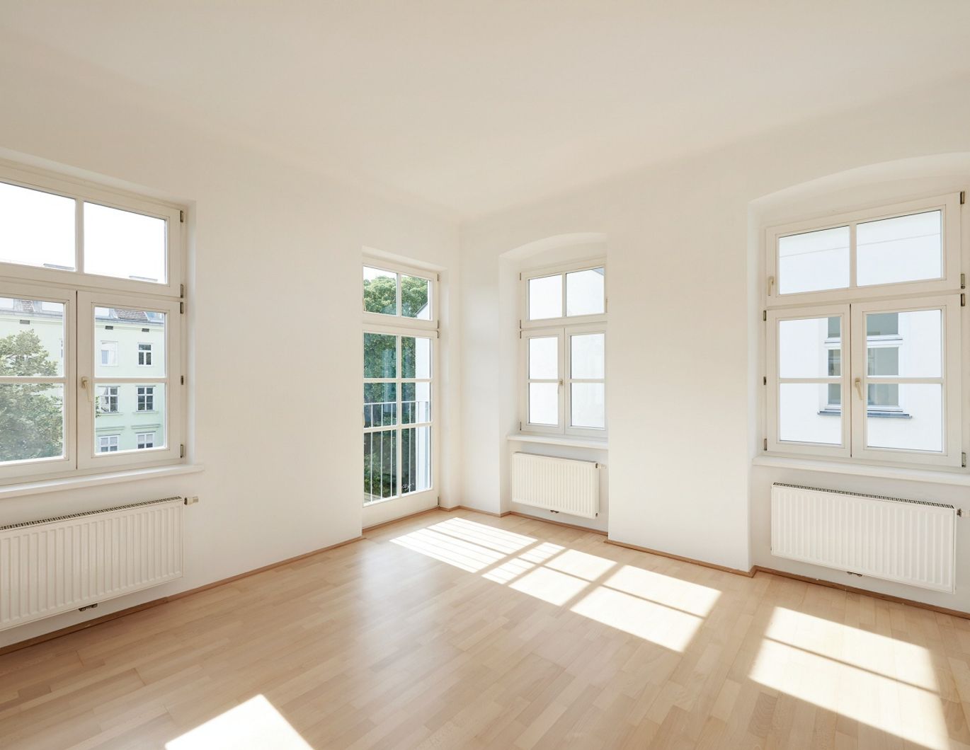 Neubau Living mit Hofblick 2-Zimmer-Eigentum mit Blick in den Innenhof