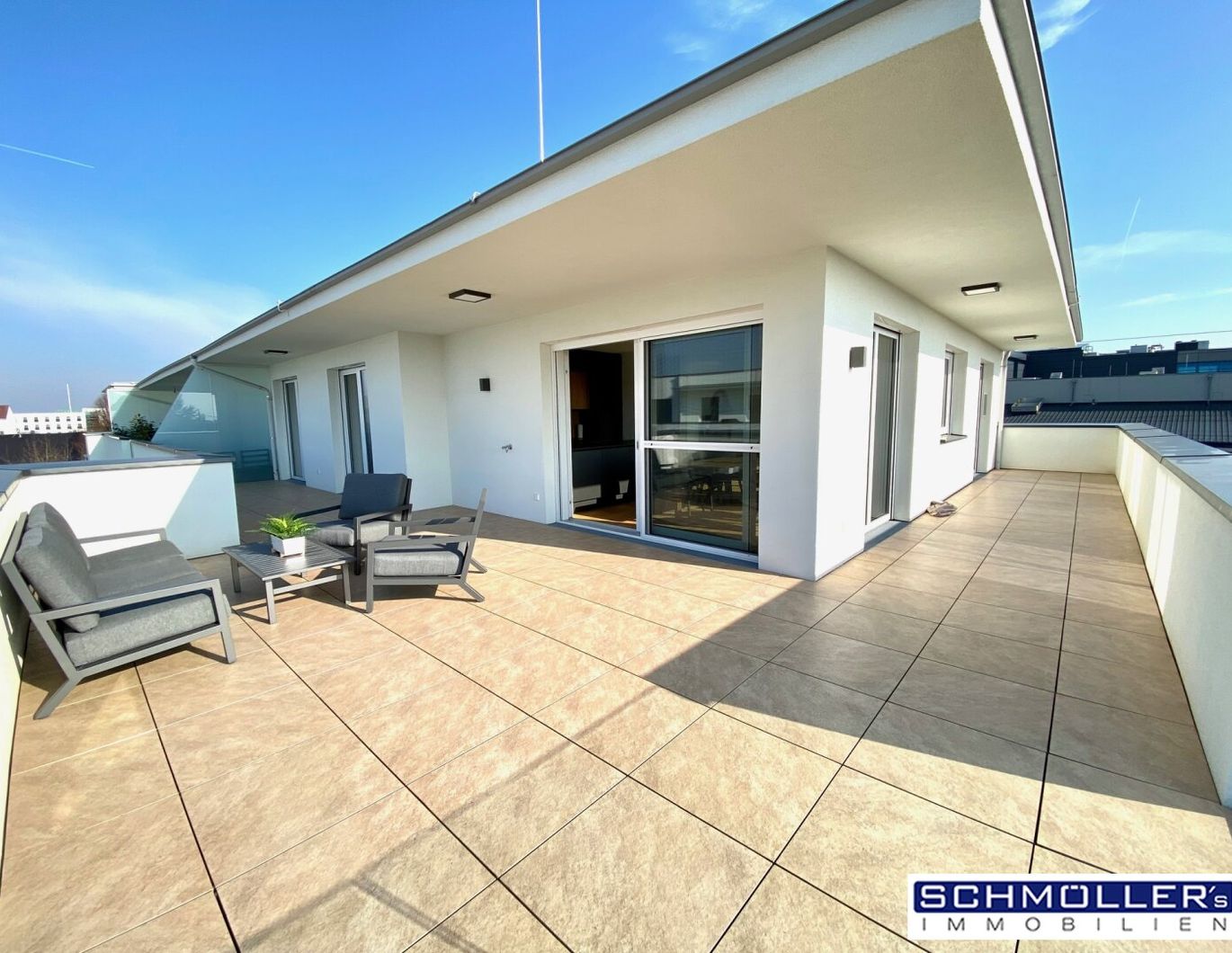 Traumhafte Penthouse - 4-Zimmer Wohnung mit Traunsteinblick im Zentrum von Gunskirchen