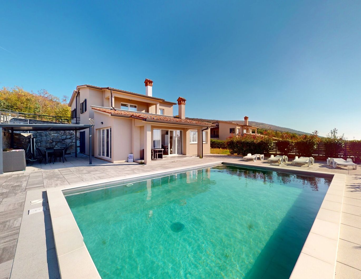 Exklusive Ferienwohnung mit privatem Pool und großem Grundstück in Stanisovi, Knapici 62 - Istrien, Kroatien