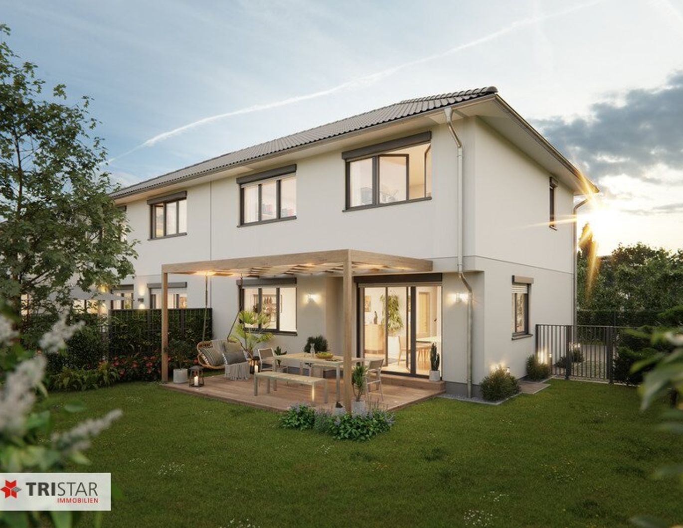 Vor den Toren Wiens. Neues Zuhause in Groß-Enzersdorf: Doppelhaushälfte mit Garten und Terrasse!
