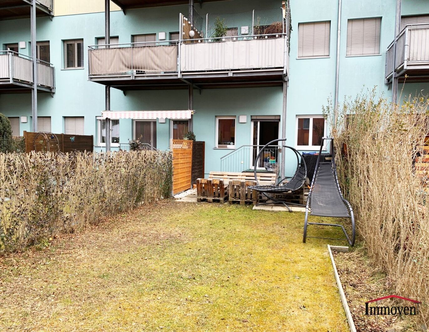Könnte das Ihre neue Wohlfühloase werden? Lichtdurchflutete 2-Zimmerwohnung mit Garten.