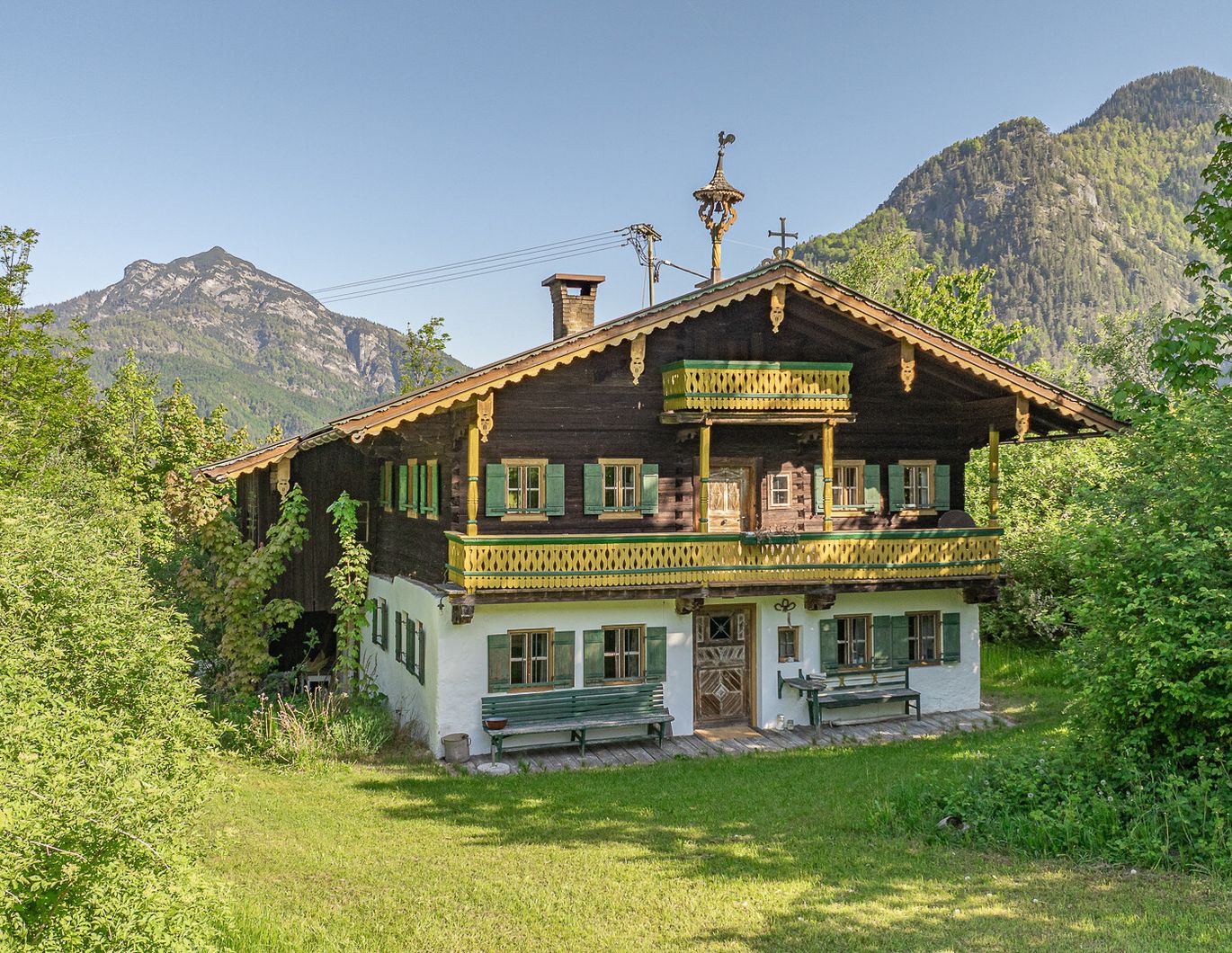 Historisches Bauernhaus in Grün-Ruhelage