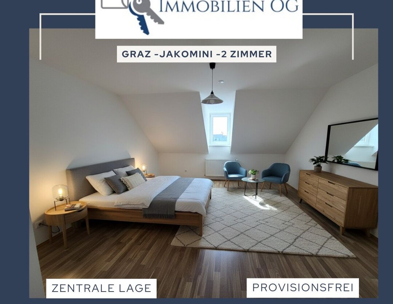 Graz - Jakomini - Provisionsfrei - Gemütliche 2 Zimmer Altbauwohnung - Augartennähe