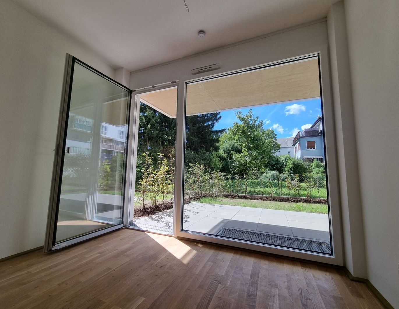 Gartenwohnung im Neubau mit großer Terrasse und rd. 50 m² großen Eigengarten in beliebter Lage im Grazer Bezirk Eggenberg - Provisionsfrei!