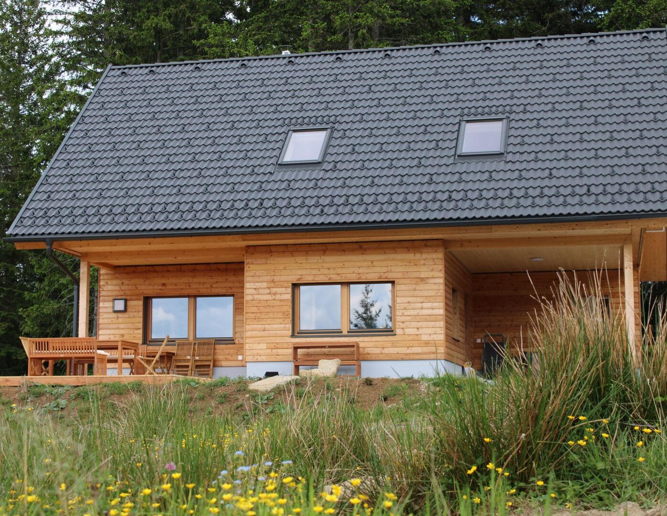 Wunderschönes Ferienhausprojekt in TOP-(AN)-Lage (Modriach) Haus C