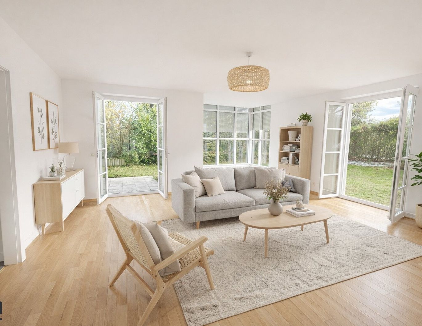 Wunderschöne, helle Familienwohnung (126,08m²) mit südseitigem Garten (ca.250 m²) und optimalen Grundriss