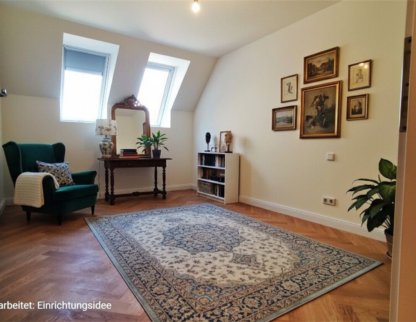 Moderne 4-Zimmer-DG-Wohnung mit hofseitigem Balkon