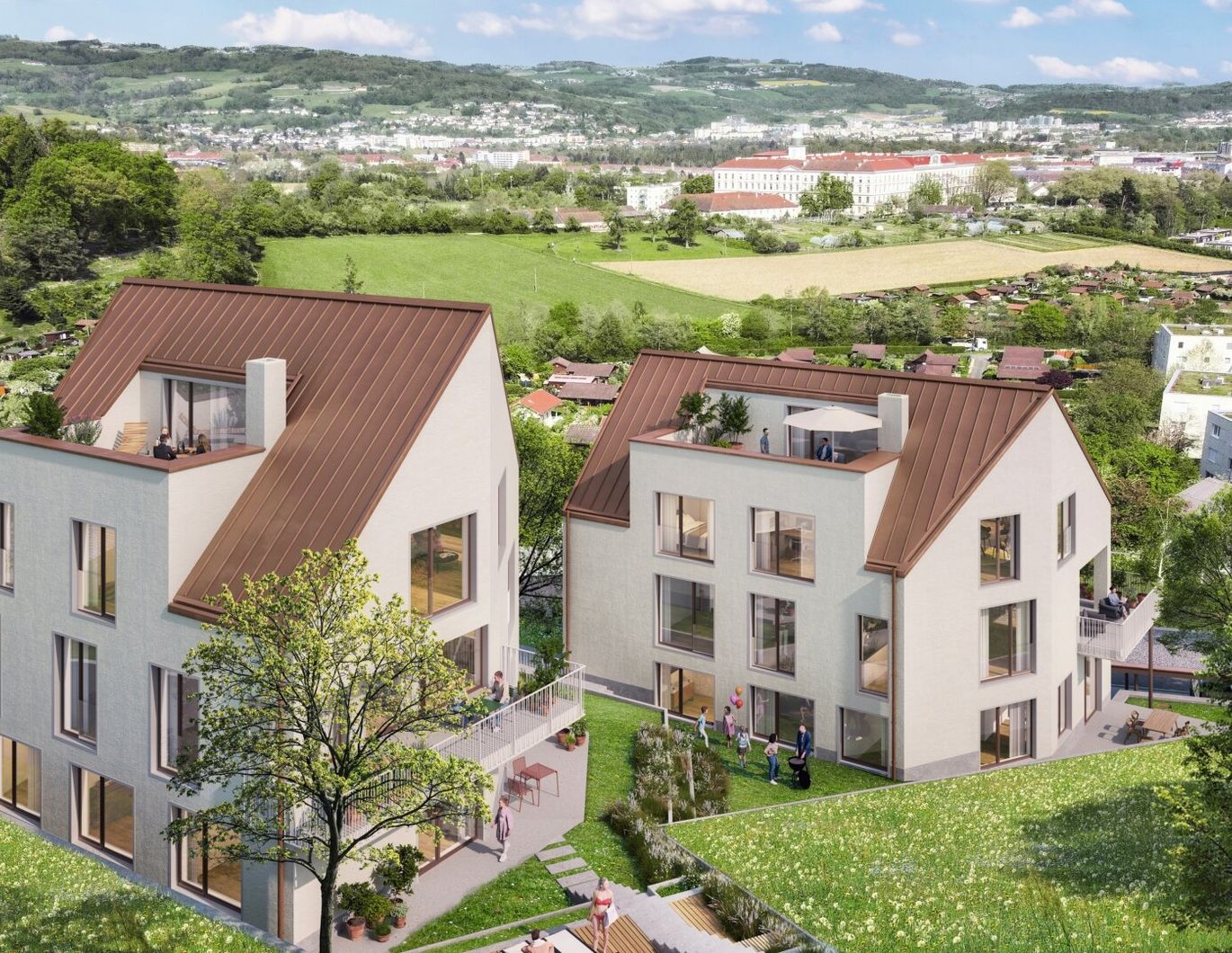 DAS KEIML am Auberg: Premium-Wohnen am Auberg - Exklusive Eigentumswohnungen über den Dächern von Linz!