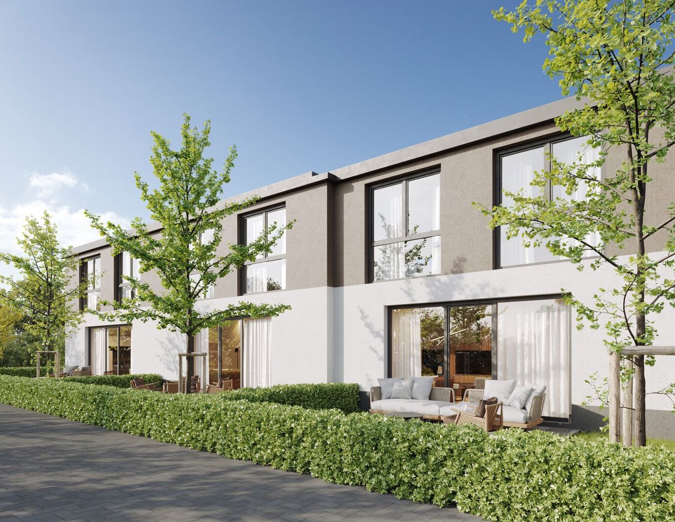 Zentrale und qualitative Reihenhausanlage - Einheit D