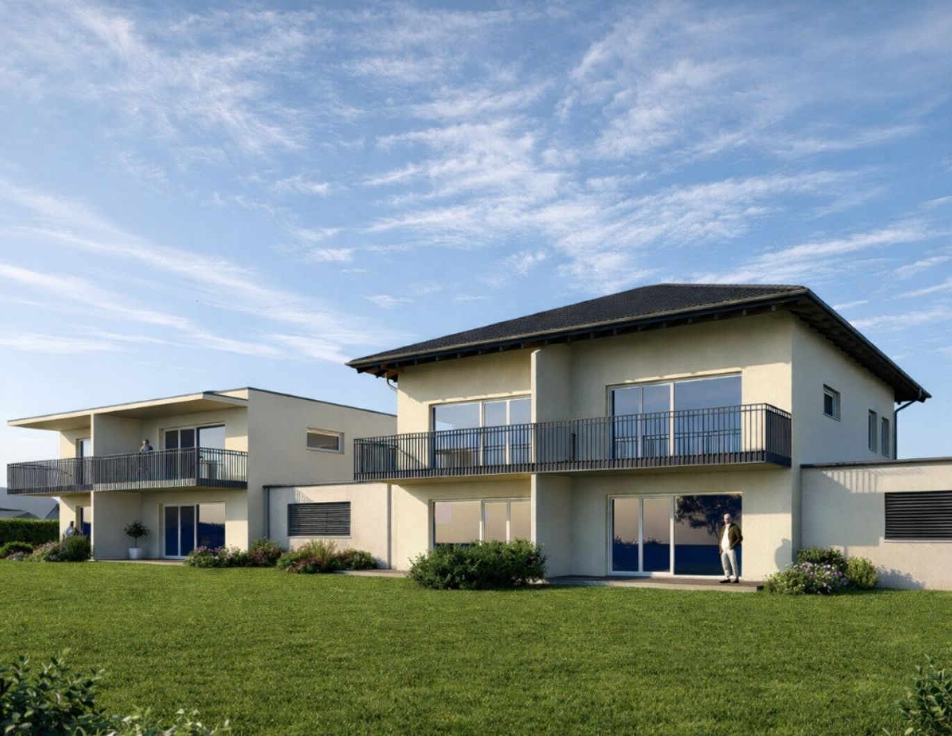 NEUBAU Kleinwohnanlage mit 2 Häuser und 8 Wohnungen in Waidmannsdorf - Schubertstraße