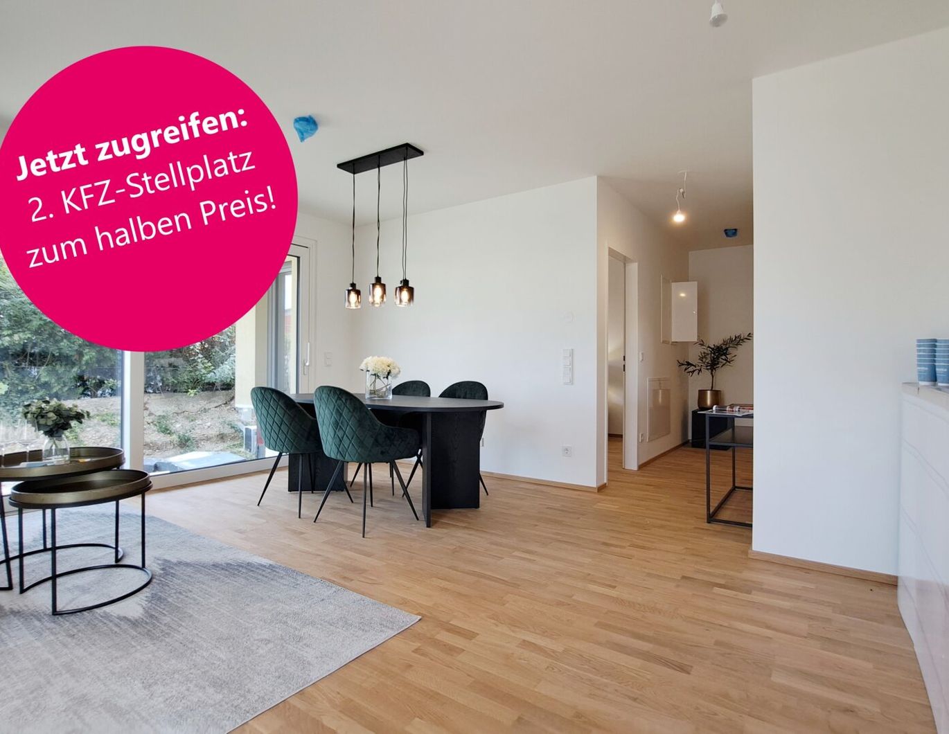 Jetzt zugreifen: Zweiter KFZ-Stellplatz zum halben Preis!