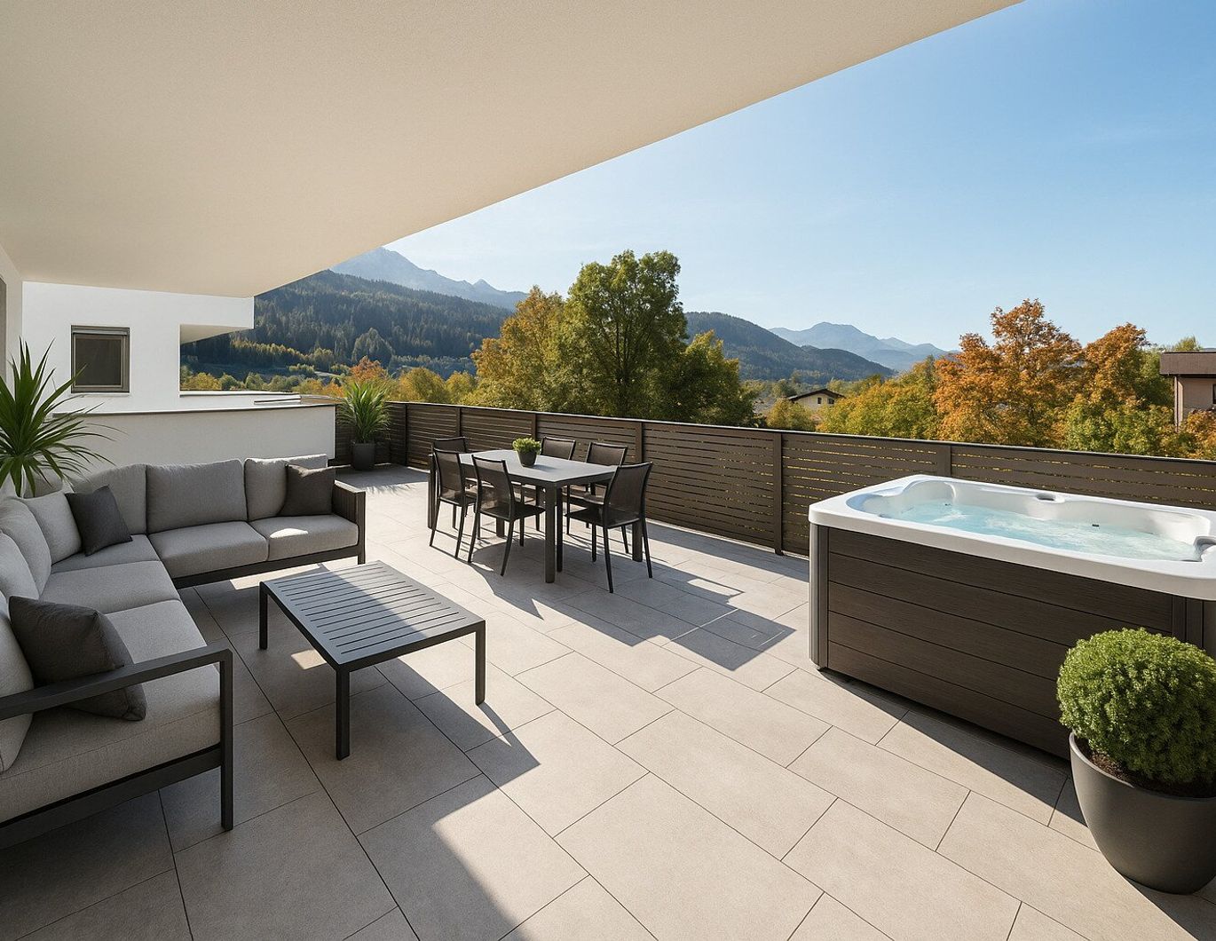 5-Zimmer-Dachgeschoßwohnung mit traumhafter Panoramaterrasse! (Top A07) - 1. Bezug - Mils WEISSENBACH