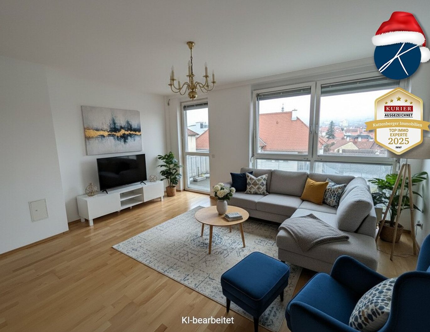 Zentrale Mietwohnung mit Balkon, Garagenstellplatz und Altstadtblick