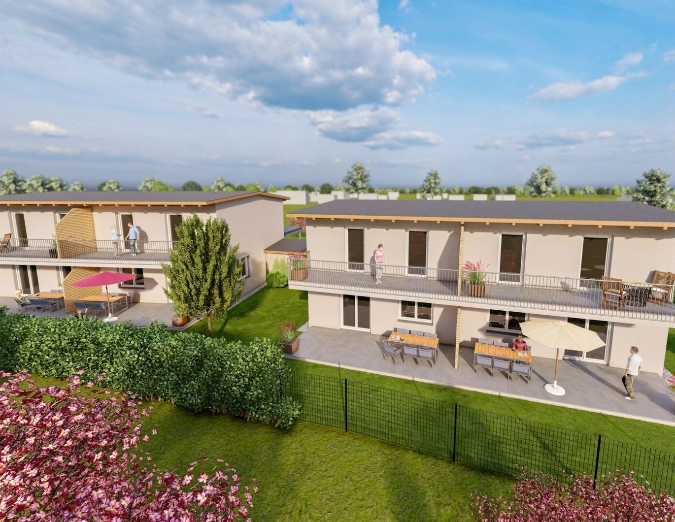 Neuwertige Wohnanlage als Investment. - 4 Tops Erstbezug. - Im Süden von Fürstenfeld.