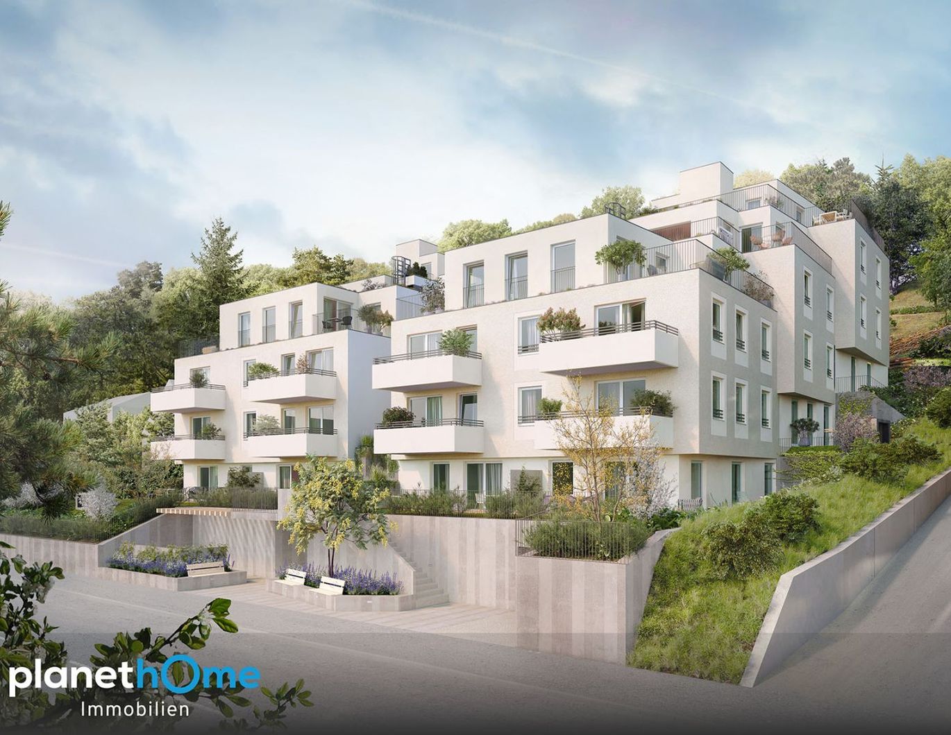 3-Zimmer-Wohnung mit Balkon und Südsonne - lichtdurchflutet, klar strukturiert