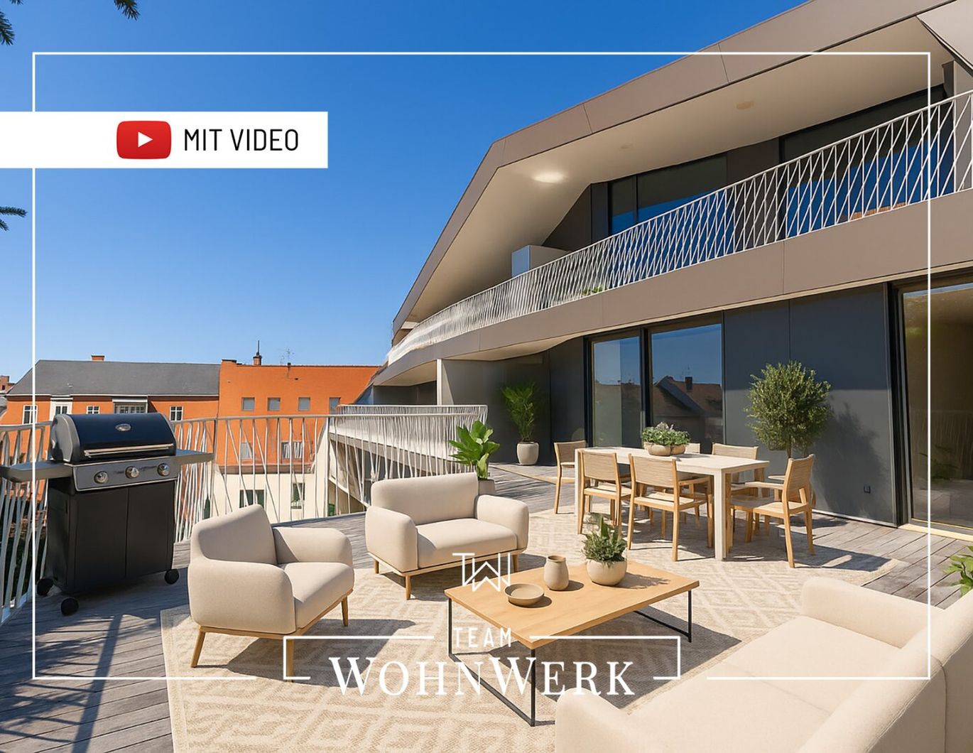 Exklusive Innenstadtwohnung mit großer Süd-Terrasse & Infrarotkabine - ruhig & zentral in Graz!