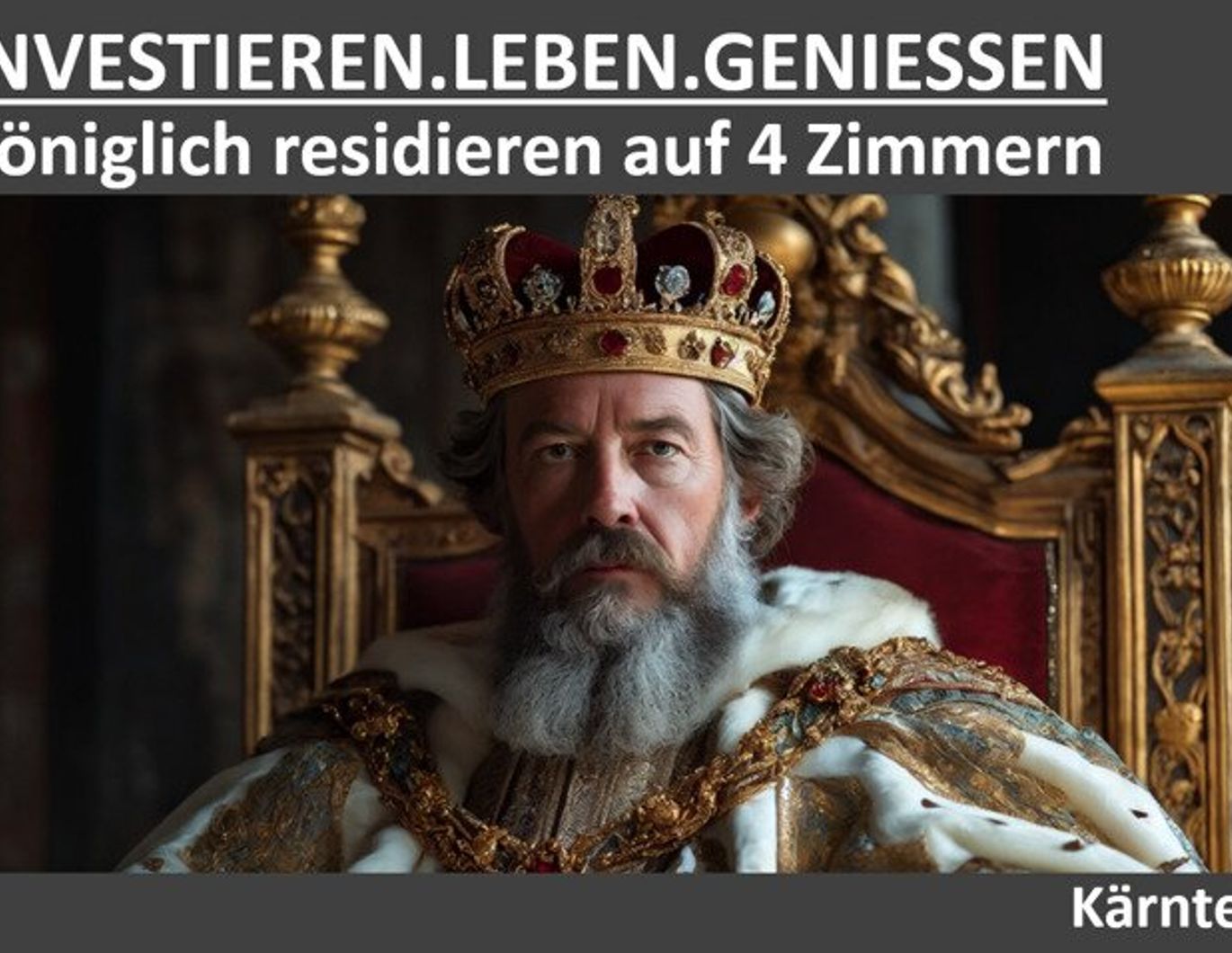 KÖNIGLICH RESIDIEREN AUF 4 ZIMMERN