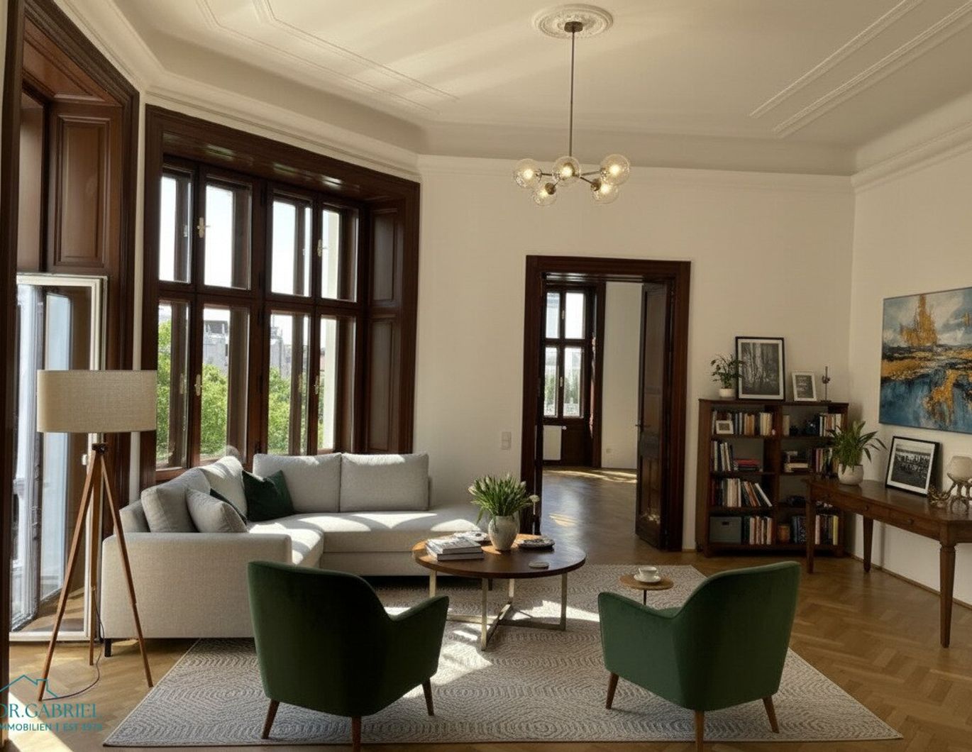 SCHÖNE ALTBAUMIETE MIT TERRASSE, GRÜNBLICK, RUHELAGE