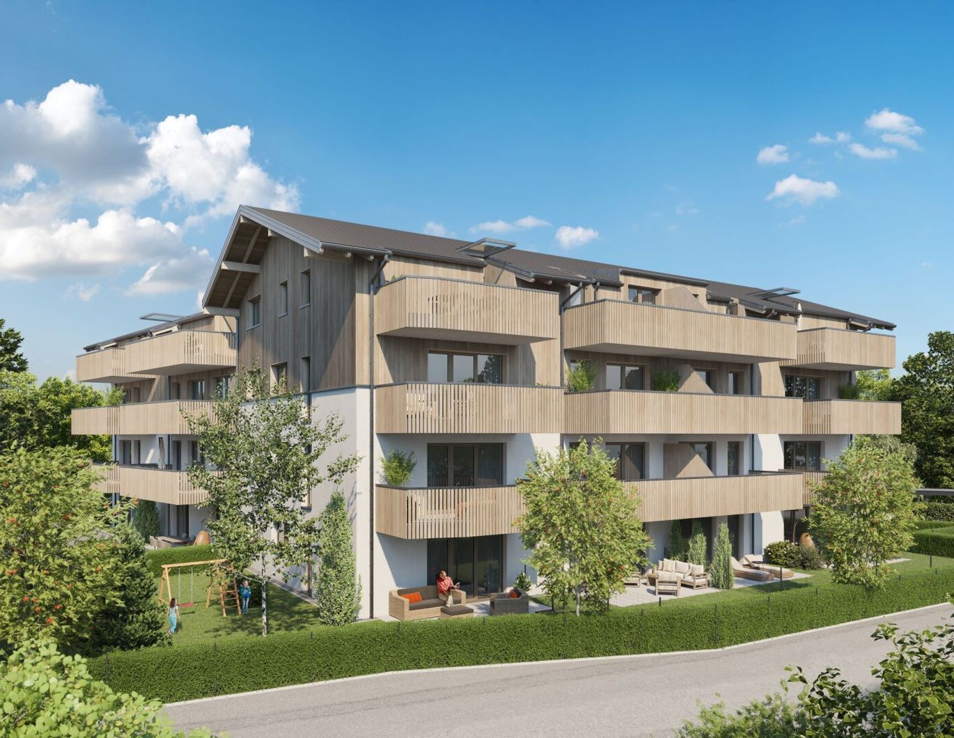 Neue 2-Zimmer Gartenwohnung in Wals 